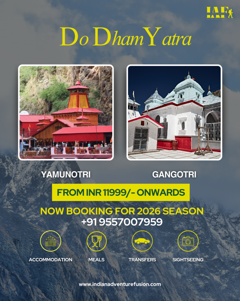 Do Dham Yatra covering Yamunotri and Gangotri temples in Uttarakhand Himalayan pilgrimage